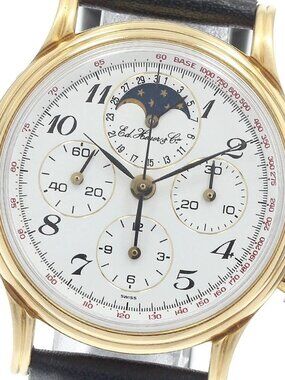 Heuer Edward Heuer 125th 188.205/1 Moon phase Hand Winding Men's Watch_948271
